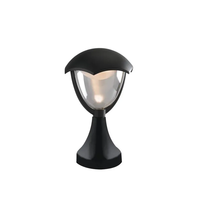 Netlighting Megan Outdoor LED Pedestal Light Black IP44 800lm 4000K 20x31cm Size: 20x31 cm Black 20x31 cm