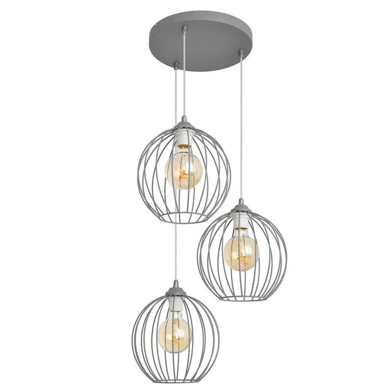 Netlighting Mercure Cluster Pendant Ceiling Light Grey 40cm Grey