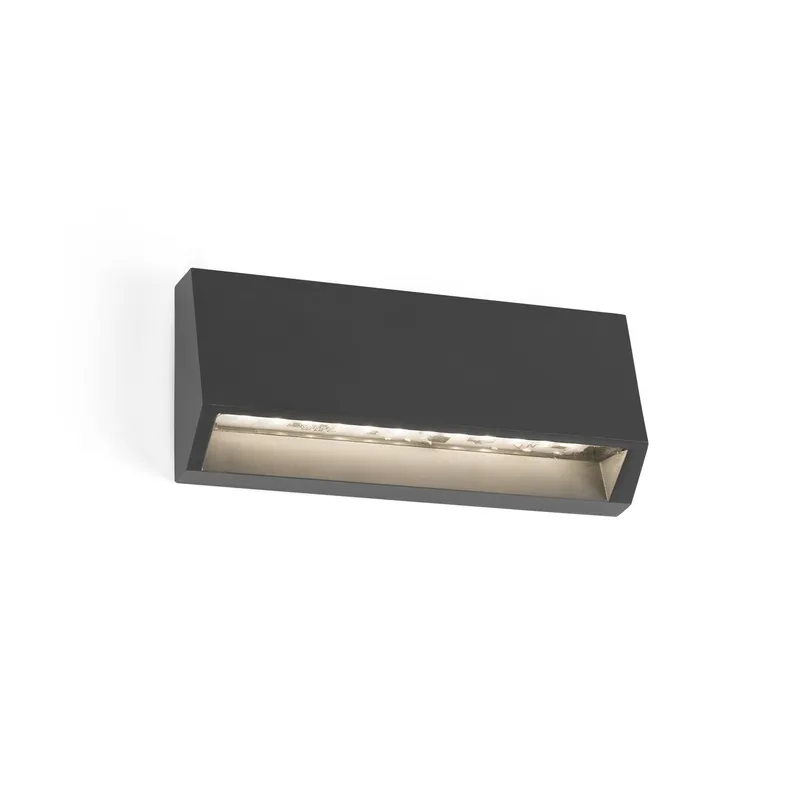 Faro Lighting Must LED Outdoor Medium Wall Light Dark Grey IP65