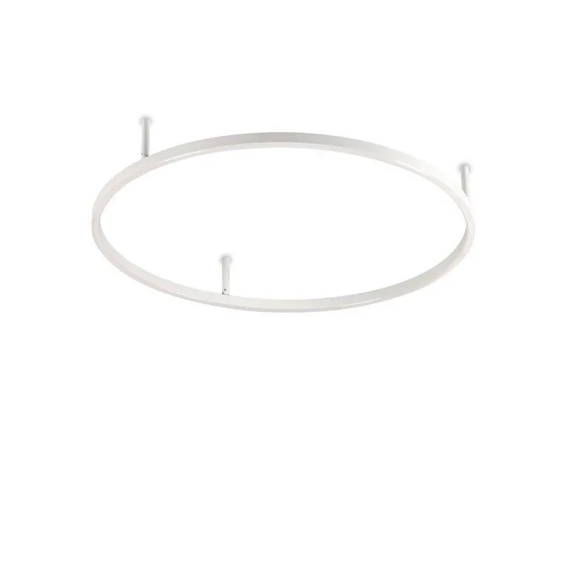 Netlighting Oracle Ring Integrated Led Semi Flush Light White 70cm 3000K White