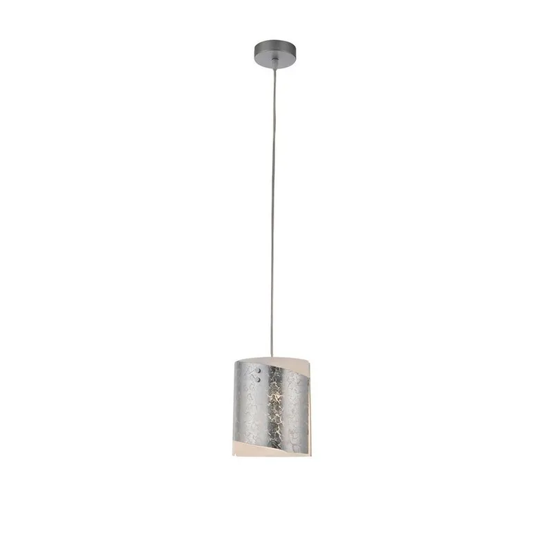 Fan Europe Lighting Paris Slim Pendant Ceiling Light Silver 20x20cm