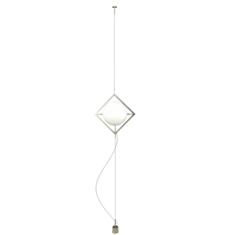 Netlighting Pendant Ceiling Light Satin Nickel in Grey Grey