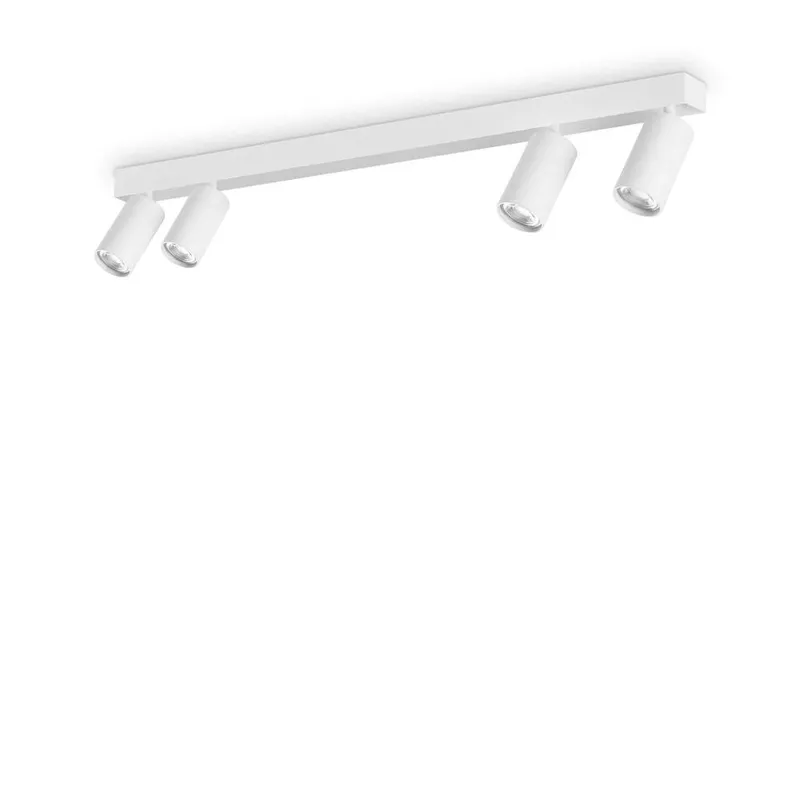 Netlighting Profilo 4 Light Ceiling Spotlight Bar White White