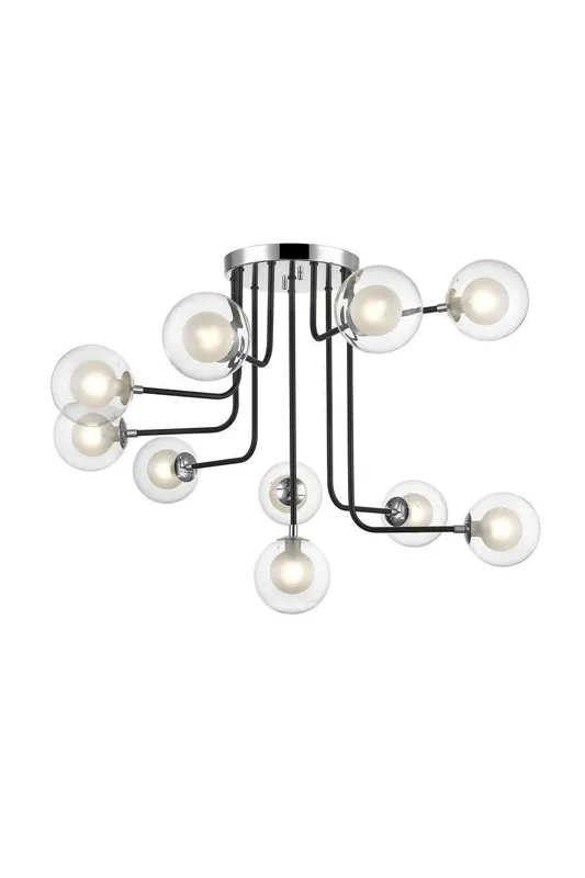 Impex Lighting Remy 10 Light Ceiling Light Chrome Black