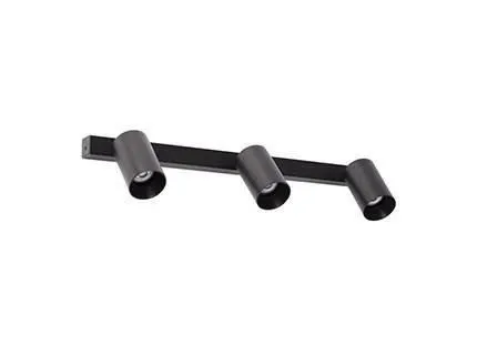 Netlighting Stan Wall Lamp Ceiling Lamp Black 3x GU10 Black