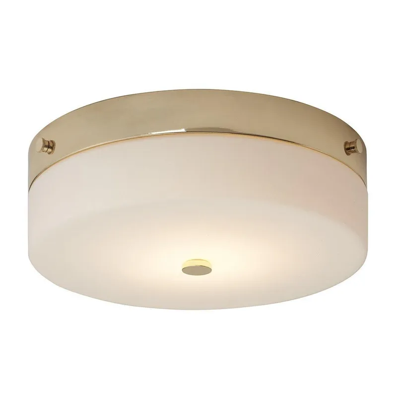 Netlighting Tamar 1 Light Large Flush Light Polished Gold Gold