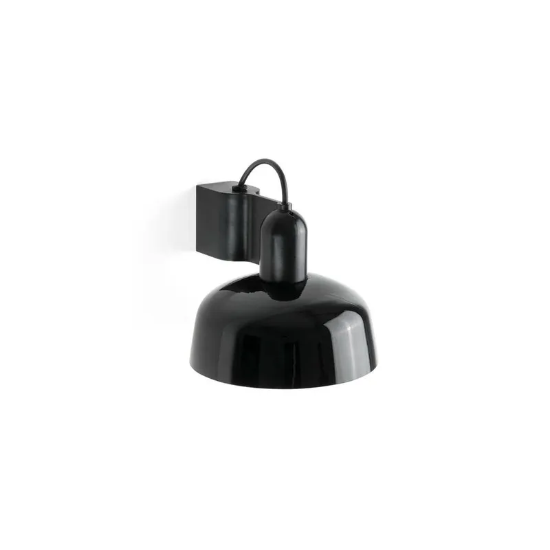 Netlighting Tatawin Black Dome Wall Lamp Black