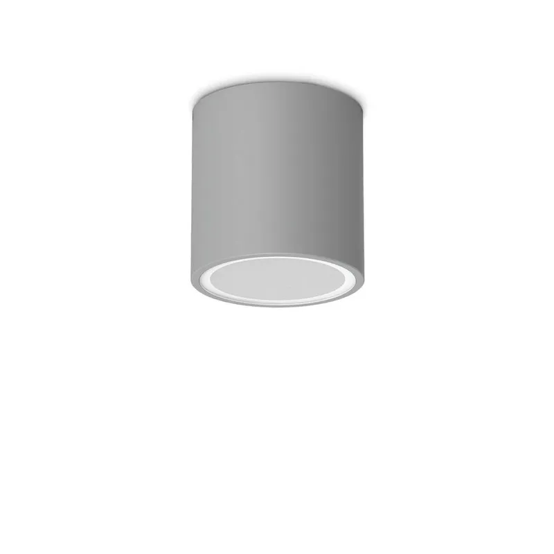 Netlighting Techo 9.5cm Outdoor Surface Mounted Downlight Grey IP54 Grey
