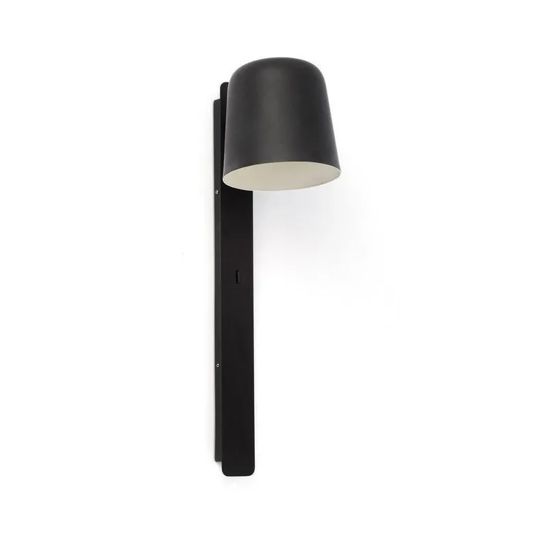 Faro Lighting Tila Black Down Wall Lamp