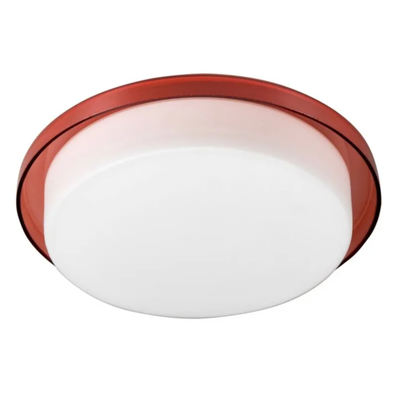 Linea Verdace Lighting Tray Flush Ceiling Light Red