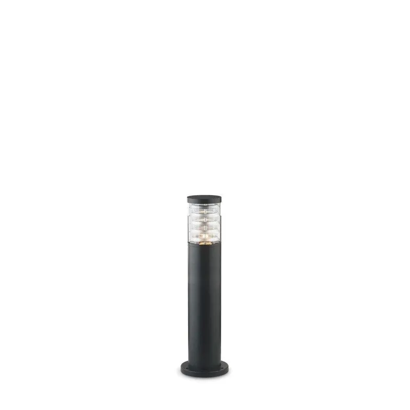 Netlighting Tronco Outdoor Bollard Lamp 1 Light Black IP54 E27 Black