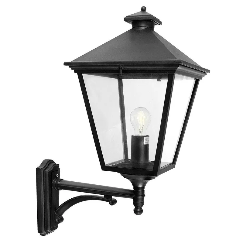 Elstead Lighting Turin Grande 1 Light Outdoor Wall Lantern Light Black IP54, E27