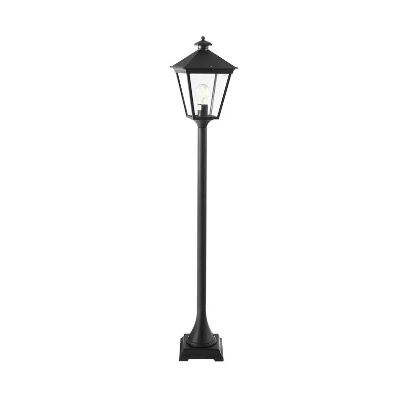 Elstead Lighting Turin Outdoor Pillar Lantern Black, E27