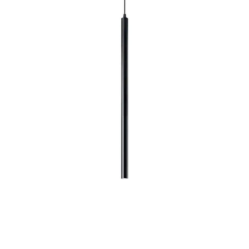 Netlighting Ultrathin LED 1 Light Slim Ceiling Pendant Black Black