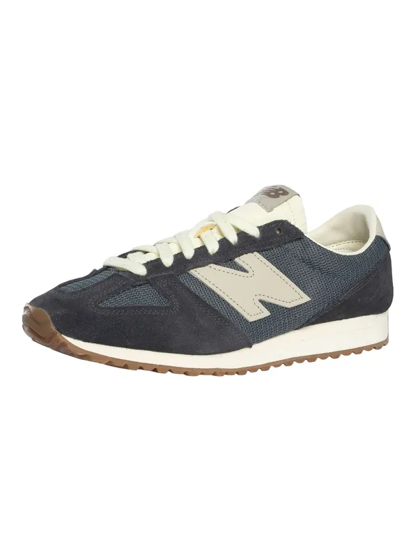 New Balance 471 Suede Trainers - Phantom/Graphite