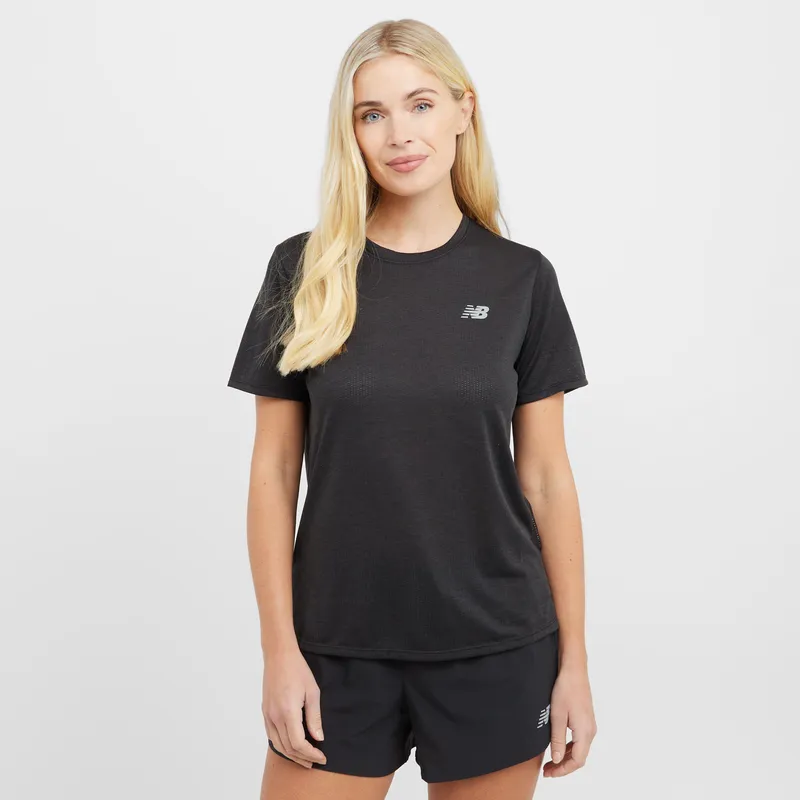 New Balance Women's Athletics T-Shirt Black