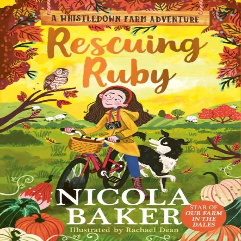 Nicola Baker Rescuing Ruby Paperback Book in White White