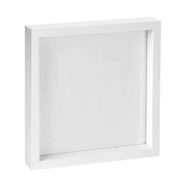 Nicola Spring 10" x 10" 3D Box Photo Frame - White
