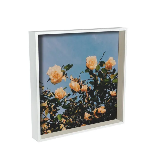 Nicola Spring 16" x 16" 3D Deep Box Photo Frame - White