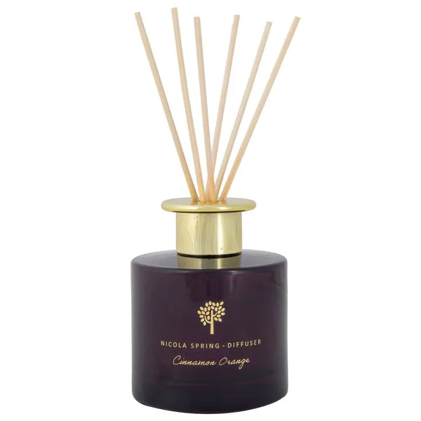 Nicola Spring 200ml Cinnamon Orange Glass Reed Diffuser