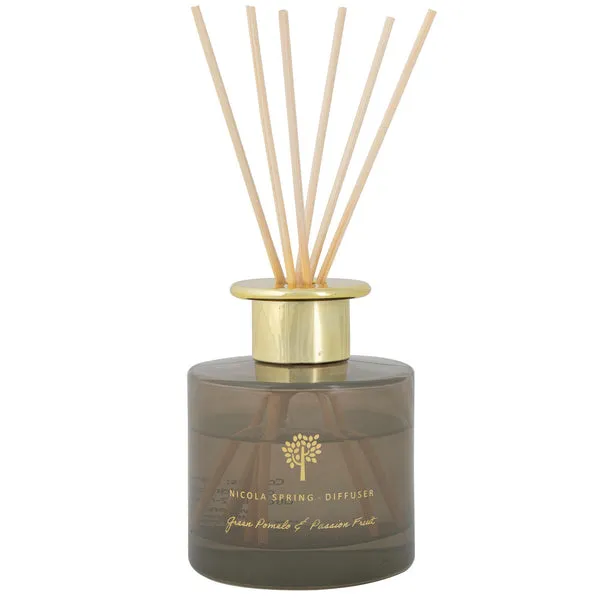 Nicola Spring 200ml Green Pomelo & Passion Fruit Glass Reed Diffuser