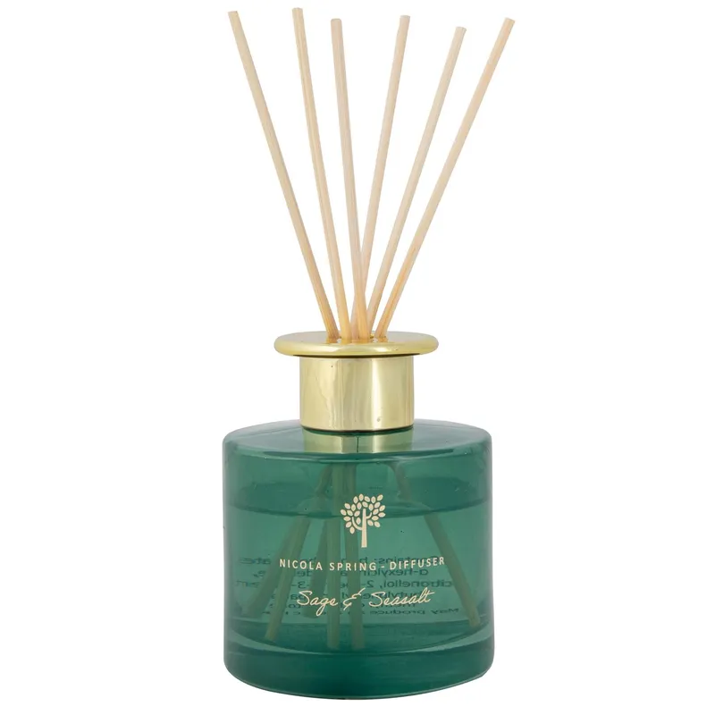 Nicola Spring 200ml Sage & Seasalt Glass Reed Diffuser