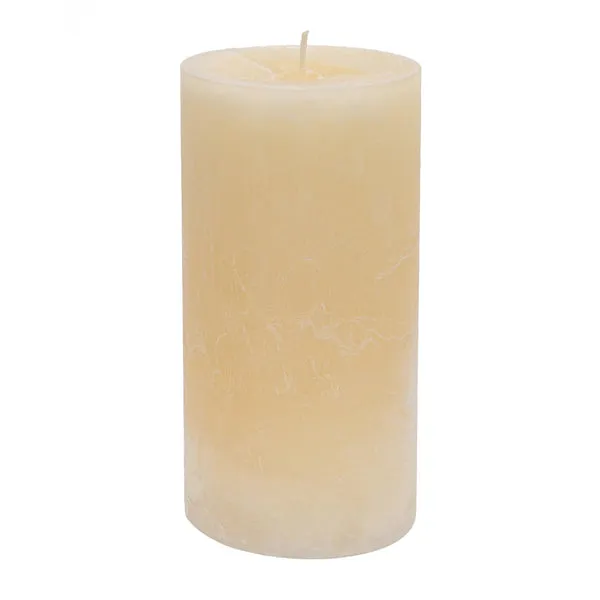 Nicola Spring 20cm Vanilla Round Pillar Candle