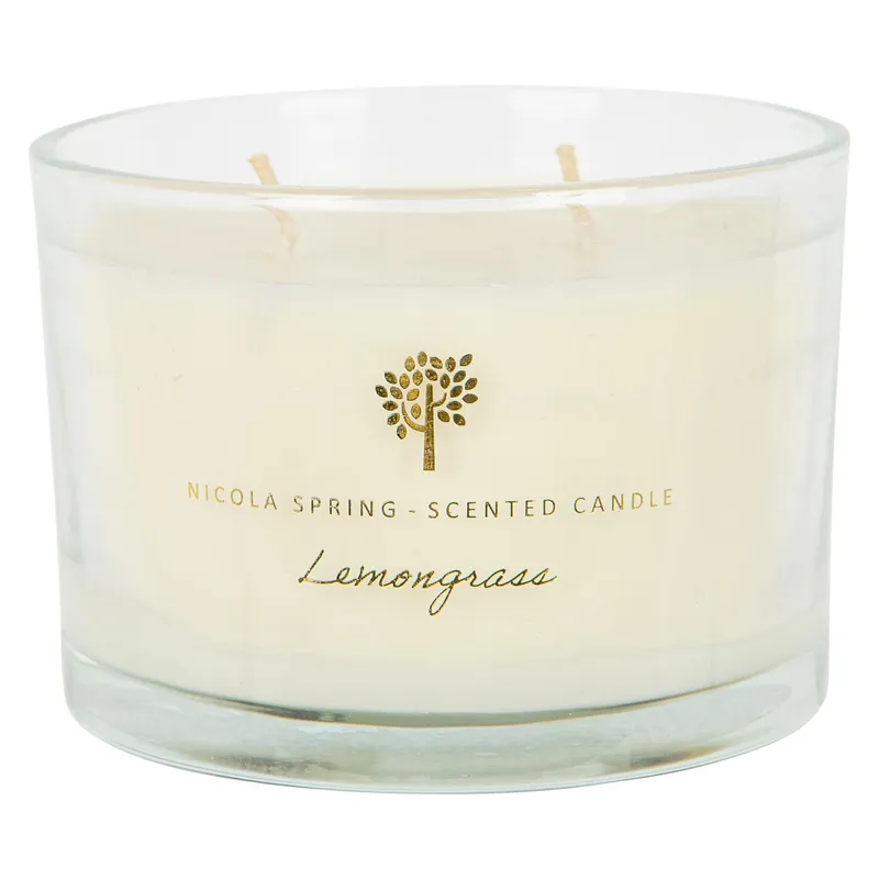 Nicola Spring Lemongrass 350g Soy Wax Scented Candle