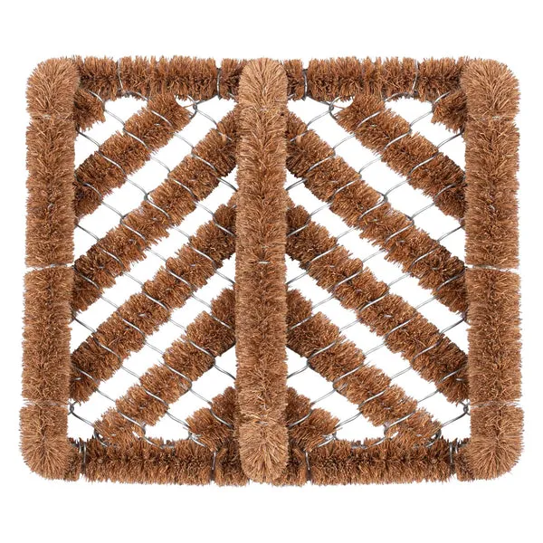 Nicola Spring 35cm x 30cm Natural Coir Scraper Door Mat