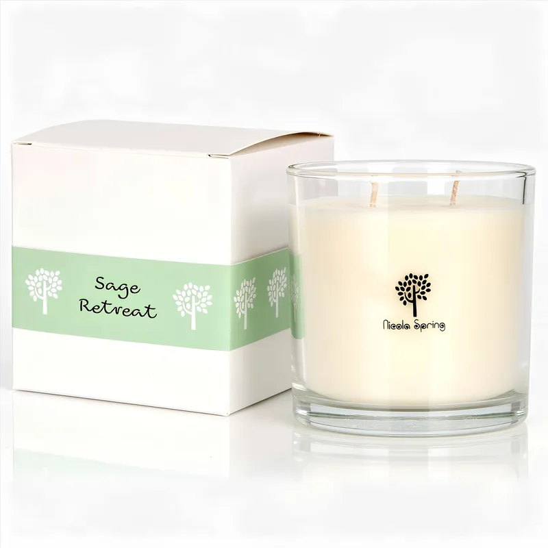 Nicola Spring Soy Wax Scented Candle - 400g - Sage Retreat