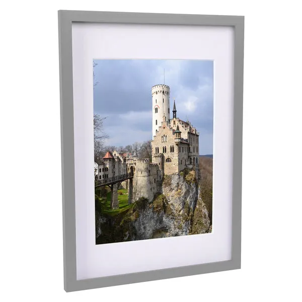 Nicola Spring A3 (12" x 17") Photo Frame with A4 Mount - Grey