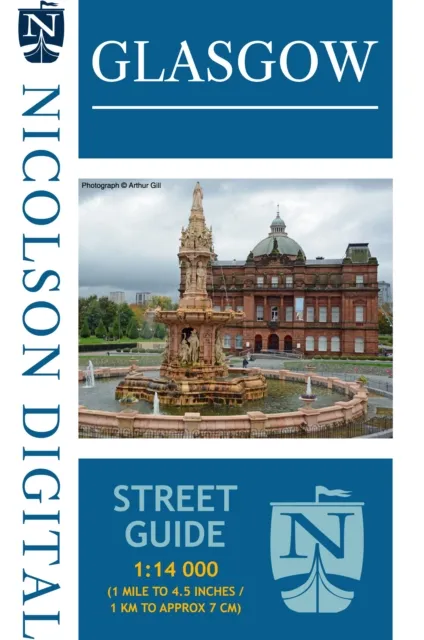 Nicolson Digital Ltd Nicolson Street Map Glasgow (Card Cover)