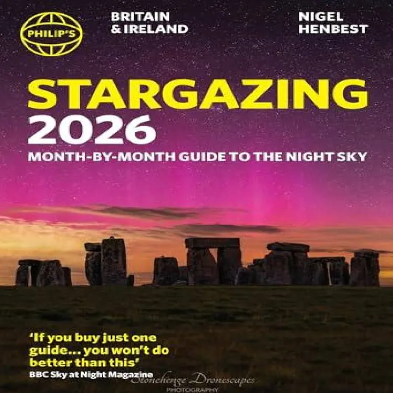 Nigel Henbest Philip's 2026 Stargazing Month-by-Month Guide to the Night Sky Multicolor