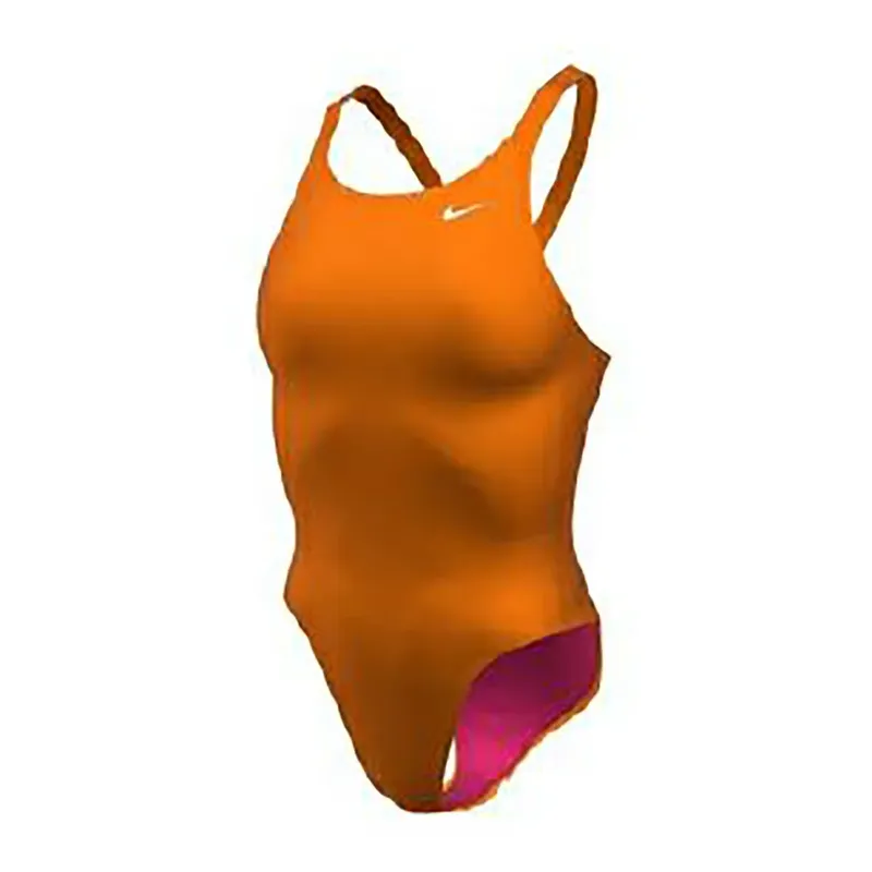 Nike Swim Spiderback Swimsuit Bright Ceramic 30 Women