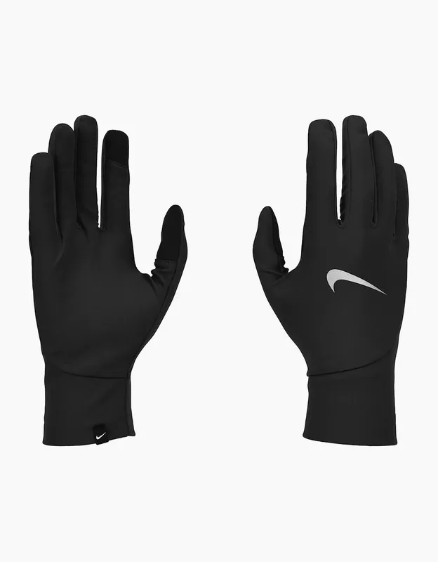 Men's Nike Mens 2024 Pacer Lightweight Running Gloves - Black - Size: M