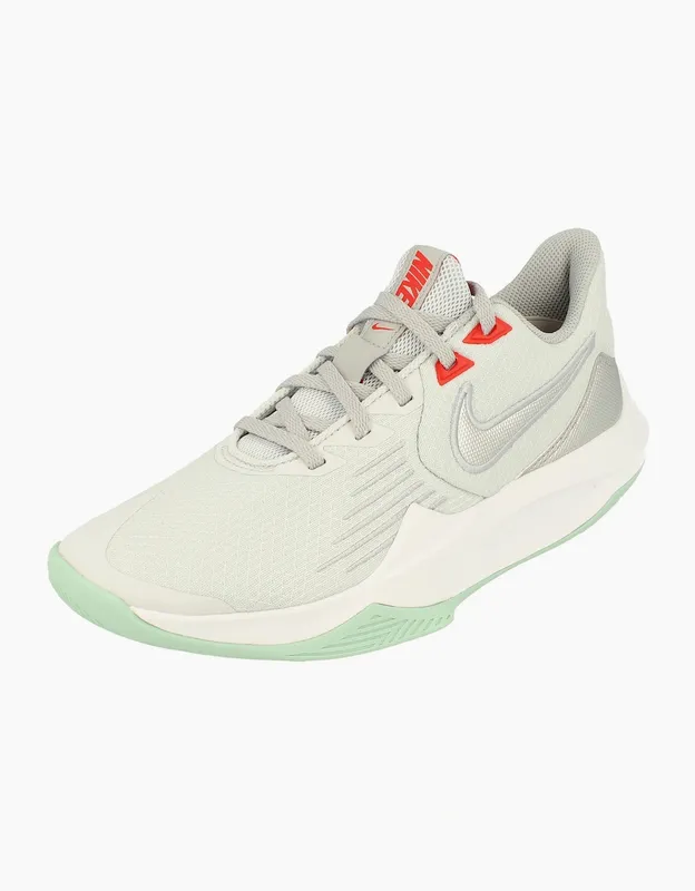 Men's Nike Precision V Mens Basketball Trainers CW3403 002 - Grey - Size: 8