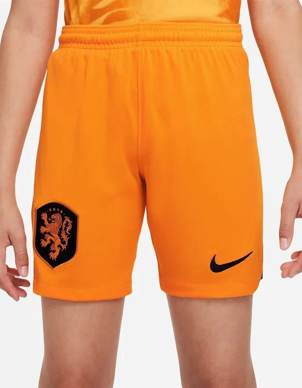 Holland Junior 2022 2023 Home Shorts Orange Size: XL Orange XL
