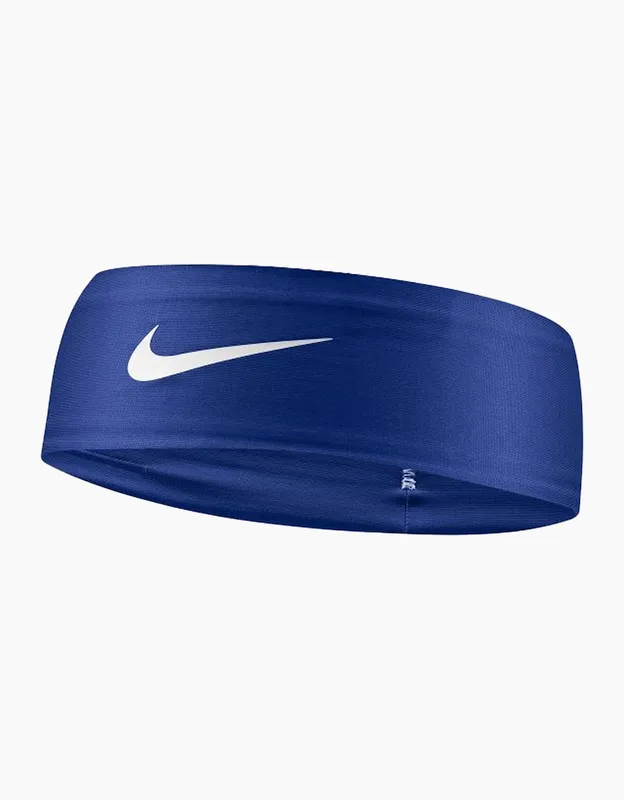 Nike Dri-Fit Headband - White/Blue - Size: One size