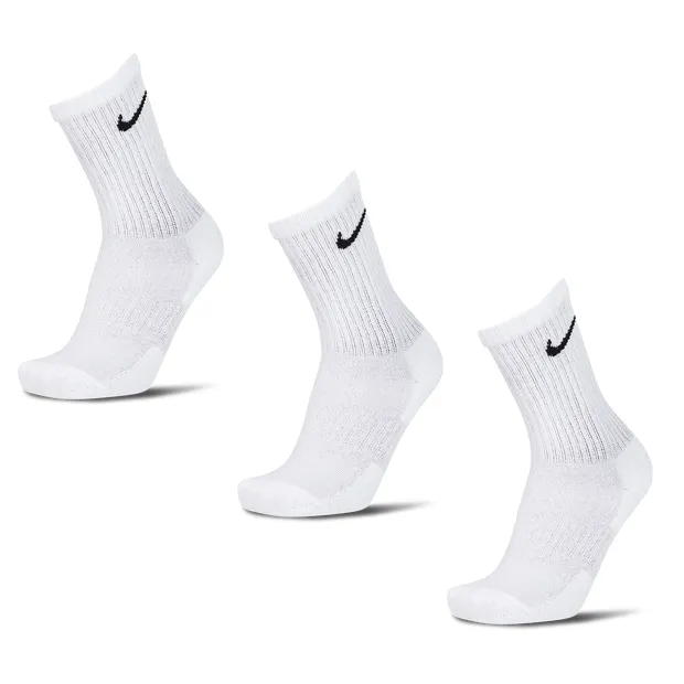 Nike Everyday Cushioned Tennis Socks 3 Pack Unisex - white