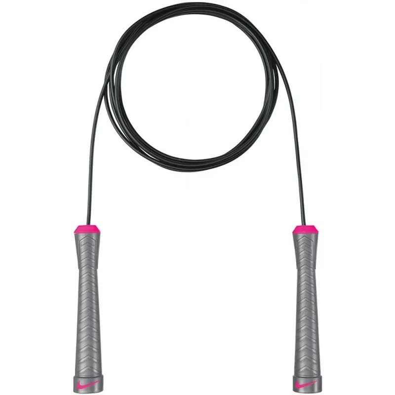 Nike Unisex Speed Rope (Dark Grey/pink) - One Size