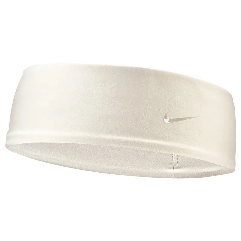 Nike Women's Fury Elevate Dri-Fit Headband in White White One Size