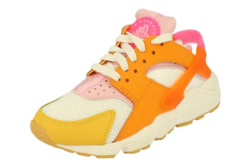Nike Womens Huarache White Trainers - Size Uk 3