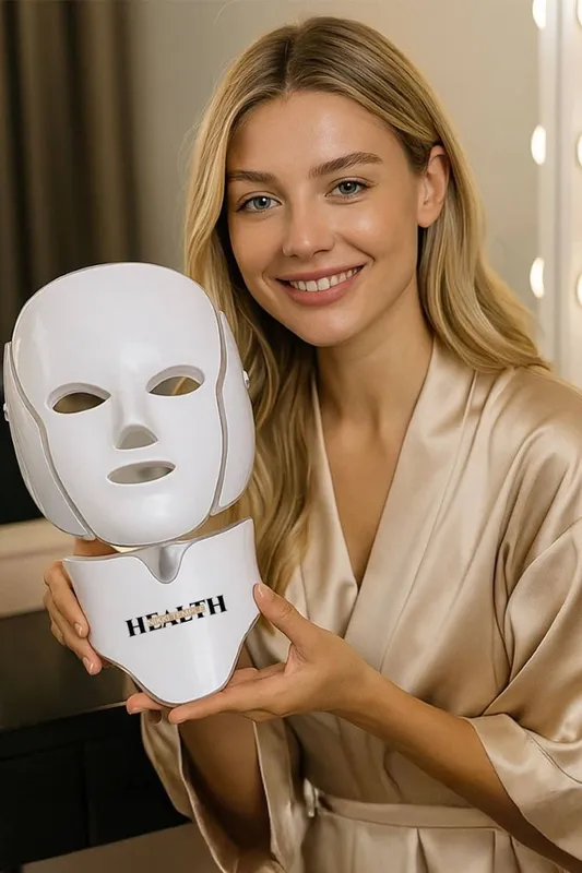 Nikki Temple Unisex LED Face Mask Glow II LED Face Mask Anti-ageing Skincare, in White White female