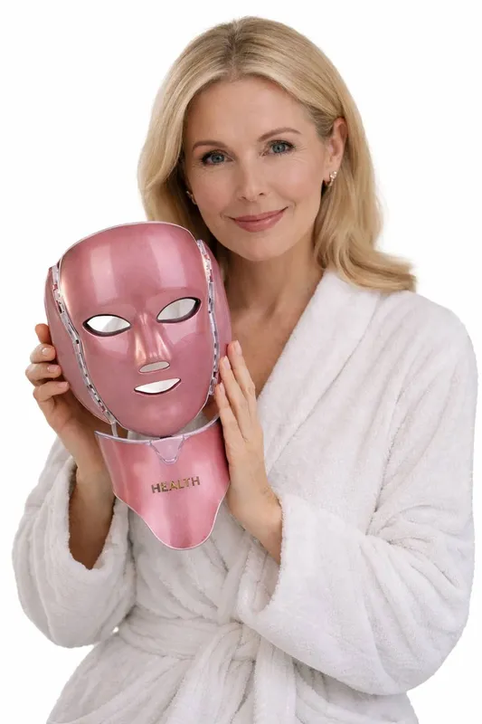 Nikki Temple Unisex LED Face Mask ClearSkin Glow II Reduces Wrinkles & Fine Lines, in Rose Gold Rose Gold female