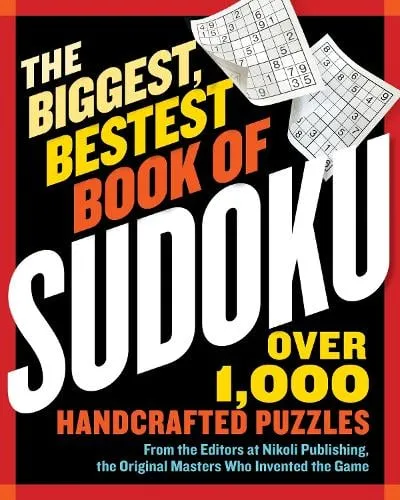 Nikoli Publishing The Biggest, Bestest Book of Sudoku