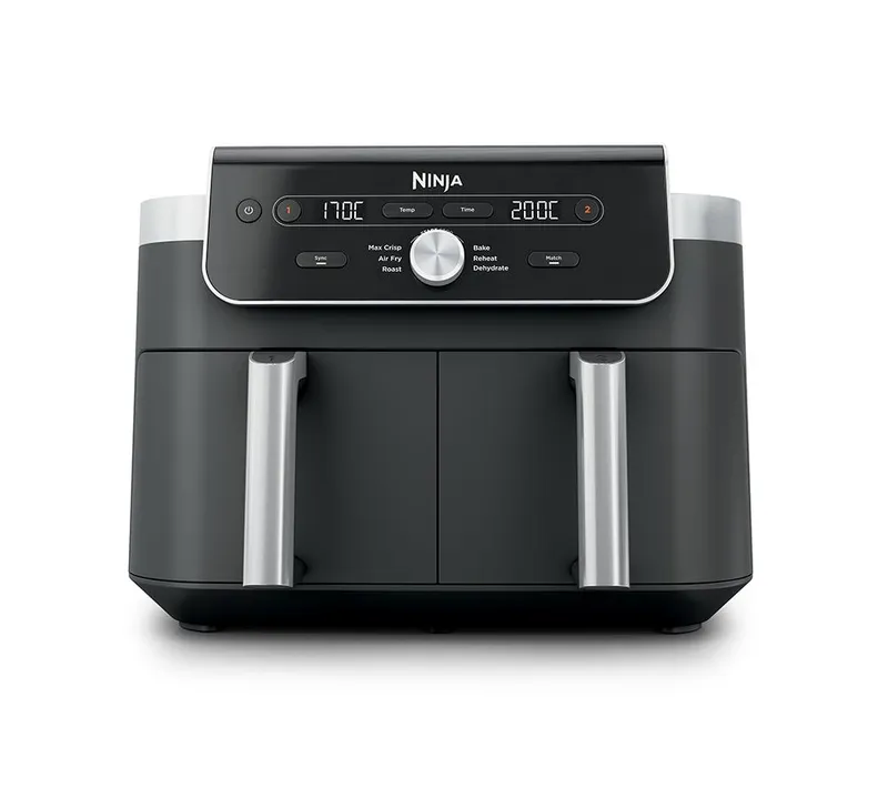 Ninja 6-in-1 DualZone XL DZ901UK 9.5L Air Fryer  Grey, Silver/Grey