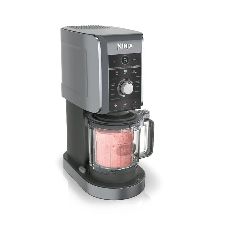 Ninja CREAMi Deluxe 10-in-1 Ice Cream & Frozen Drink Maker in Black Black