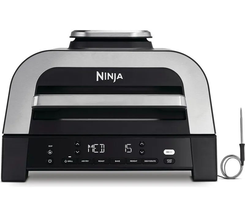 Ninja Foodi Max 6-in-1 DG551UK Air Fryer - Black / Silver, Black
