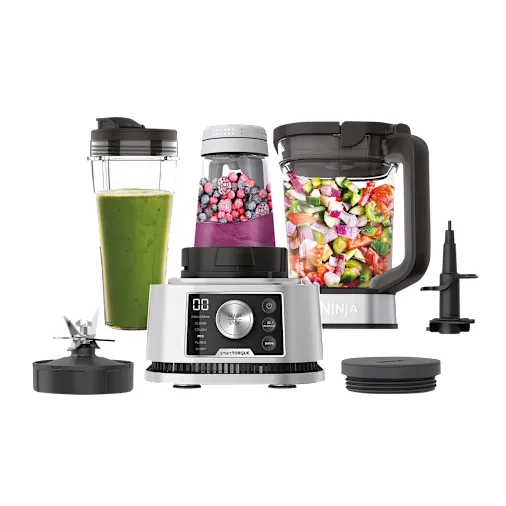 Ninja Foodi Power Nutri Blender 3-in-1 with Smart Torque & Auto-iQ 1200W in Silver CB350UK by SharkNinja