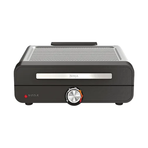 Ninja Sizzle Indoor Grill & Flat Plate in Black GR101UK by SharkNinja